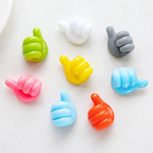 Load image into Gallery viewer, 10Pcs Thumb Hooks Multifunctional Clip Wire Organizer accessories Storage Holder Wall Hooks For Kitchen Bathroom

