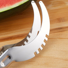 Load image into Gallery viewer, Multifunction Fruit Vegetable Tools Stainless Steel Watermelon Slicer Fruit Fast Cutter Kitchen Accessories Watermelon Knife
