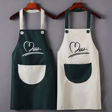 Load image into Gallery viewer, Kitchen Apron Household Oil-Proof Coffee Chef Hand Wipe Apron With Big Pocket Women Baking BBQ Accessories
