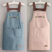 Load image into Gallery viewer, Kitchen Apron Household Oil-Proof Coffee Chef Hand Wipe Apron With Big Pocket Women Baking BBQ Accessories
