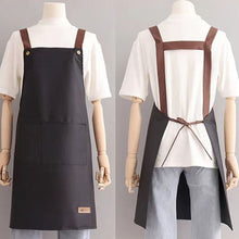 Load image into Gallery viewer, Kitchen Apron Household Oil-Proof Coffee Chef Hand Wipe Apron With Big Pocket Women Baking BBQ Accessories
