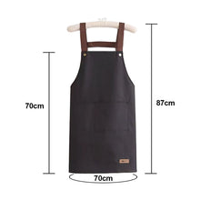 Load image into Gallery viewer, Kitchen Apron Household Oil-Proof Coffee Chef Hand Wipe Apron With Big Pocket Women Baking BBQ Accessories
