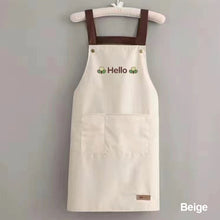 Load image into Gallery viewer, Kitchen Apron Household Oil-Proof Coffee Chef Hand Wipe Apron With Big Pocket Women Baking BBQ Accessories
