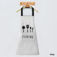 Load image into Gallery viewer, Waterproof Kitchen Apron Hand-wiping Oil-Proof Cooking Apron Chef Apron With Big Pocket Women Baking BBQ Accessories
