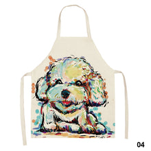 Load image into Gallery viewer, Cute Waterproof Kitchen Apron Dog Animal Series Household Oil-Proof Coffee Chef Apron Women Baking BBQ Accessories
