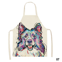 Load image into Gallery viewer, Cute Waterproof Kitchen Apron Dog Animal Series Household Oil-Proof Coffee Chef Apron Women Baking BBQ Accessories
