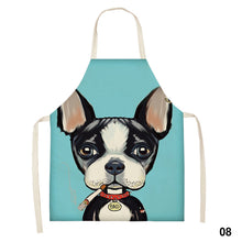 Load image into Gallery viewer, Cute Waterproof Kitchen Apron Dog Animal Series Household Oil-Proof Coffee Chef Apron Women Baking BBQ Accessories
