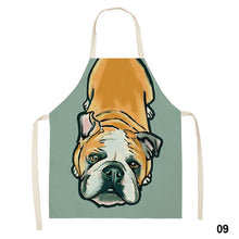 Load image into Gallery viewer, Cute Waterproof Kitchen Apron Dog Animal Series Household Oil-Proof Coffee Chef Apron Women Baking BBQ Accessories
