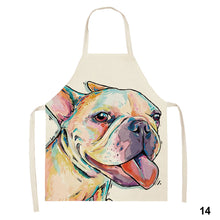 Load image into Gallery viewer, Cute Waterproof Kitchen Apron Dog Animal Series Household Oil-Proof Coffee Chef Apron Women Baking BBQ Accessories
