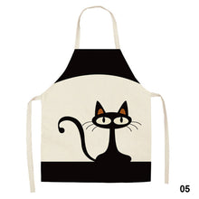 Load image into Gallery viewer, Cute Waterproof Kitchen Apron Cartoon Cat Household Oil-Proof Coffee Chef Apron Women Baking BBQ Accessories
