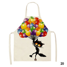 Load image into Gallery viewer, Cute Waterproof Kitchen Apron Cartoon Cat Household Oil-Proof Coffee Chef Apron Women Baking BBQ Accessories
