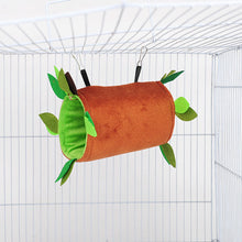 Load image into Gallery viewer, Cute Plush Cotton Hamster Hammock Leaf Tunnel Toy Keep Net Hammock Hanging Toy Rats Rodent Small Animal Guinea Pig Ferret Double-layer Pets Supplies

