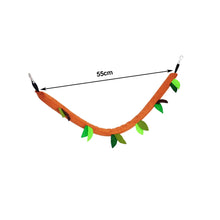 Load image into Gallery viewer, Cute Plush Cotton Hamster Hammock Leaf Tunnel Toy Keep Net Hammock Hanging Toy Rats Rodent Small Animal Guinea Pig Ferret Double-layer Pets Supplies
