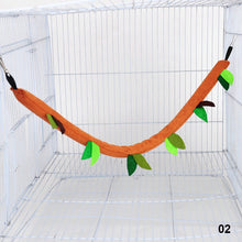 Load image into Gallery viewer, Cute Plush Cotton Hamster Hammock Leaf Tunnel Toy Keep Net Hammock Hanging Toy Rats Rodent Small Animal Guinea Pig Ferret Double-layer Pets Supplies
