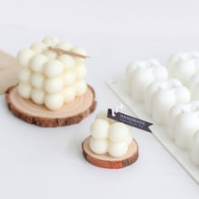 Load image into Gallery viewer, 3D Square Magic Cube Candles Mould Soy Wax Candles Mold Silicon Molds for Resin Art Candle Plaster Making Mould Home Decor

