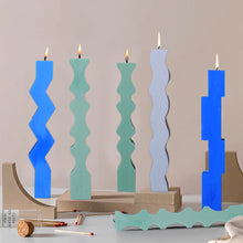 Load image into Gallery viewer, Diy Geometric Shape Candles Mold Silicone Resin/Soap Mould Aromatic Candle Making Wedding Gifts Craft Supplies Home Decor
