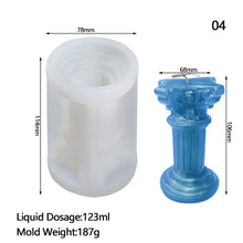Load image into Gallery viewer, European Style Retro Roman Column Venus Candle Silicone Mold Handmade DIY Baking Molds Plaster Soap Mould Christmas Gifts Decoration
