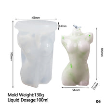 Load image into Gallery viewer, Plump Woman Muscular Man Candle Mold For Diy Handmade Mold Male Body Pregnant Woman Soap Plaster Resin Silicone Mould Home Decor
