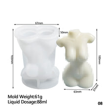 Load image into Gallery viewer, Plump Woman Muscular Man Candle Mold For Diy Handmade Mold Male Body Pregnant Woman Soap Plaster Resin Silicone Mould Home Decor
