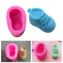 Load image into Gallery viewer, 3D Stereo Shoe Shape Resin Molds Silicone Crafts Silicone Mold for Candle Making Supplies Fondant Molds Soap Silcone Moulds

