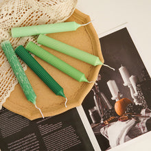 Load image into Gallery viewer, 1PC DIY Long Pole Stripe Candle Mold Soap Making Large Cylinder Rib Church Party Handmade Craft Candle Making For Church Home
