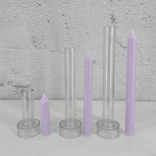 Load image into Gallery viewer, 1PC DIY Long Pole Stripe Candle Mold Soap Making Large Cylinder Rib Church Party Handmade Craft Candle Making For Church Home
