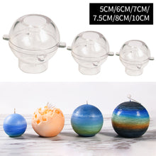 Load image into Gallery viewer, DIY Universe Sphere Ball Silicone Mold for 3D Resin Craft Making Aroma Candle Soap Mould Aromatherapy Home Decor
