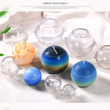 Load image into Gallery viewer, DIY Universe Sphere Ball Silicone Mold for 3D Resin Craft Making Aroma Candle Soap Mould Aromatherapy Home Decor
