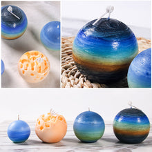 Load image into Gallery viewer, DIY Universe Sphere Ball Silicone Mold for 3D Resin Craft Making Aroma Candle Soap Mould Aromatherapy Home Decor
