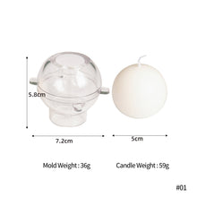 Load image into Gallery viewer, DIY Universe Sphere Ball Silicone Mold for 3D Resin Craft Making Aroma Candle Soap Mould Aromatherapy Home Decor
