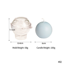 Load image into Gallery viewer, DIY Universe Sphere Ball Silicone Mold for 3D Resin Craft Making Aroma Candle Soap Mould Aromatherapy Home Decor
