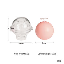 Load image into Gallery viewer, DIY Universe Sphere Ball Silicone Mold for 3D Resin Craft Making Aroma Candle Soap Mould Aromatherapy Home Decor
