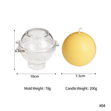 Load image into Gallery viewer, DIY Universe Sphere Ball Silicone Mold for 3D Resin Craft Making Aroma Candle Soap Mould Aromatherapy Home Decor
