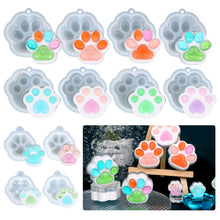 Load image into Gallery viewer, DIY Keychain Pendant Casting Silicone Mould Jewelry Earring Art Crafts Making Tools Crystal Resin Mold
