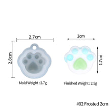 Load image into Gallery viewer, DIY Keychain Pendant Casting Silicone Mould Jewelry Earring Art Crafts Making Tools Crystal Resin Mold
