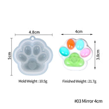 Load image into Gallery viewer, DIY Keychain Pendant Casting Silicone Mould Jewelry Earring Art Crafts Making Tools Crystal Resin Mold
