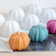 Load image into Gallery viewer, 3D Pumpkin Silicone Mold DIY Halloween Candle Wax Mould Handmade Resin Soap Mousse Chocolate Cake Molds Home Decoration
