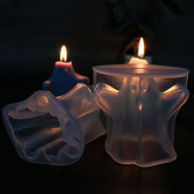 Load image into Gallery viewer, 3D Ghost Silicone Candle Mold Resin Drop Glue Chocolate Soap Scented Candle Making Mould Halloween Ornament Party Decor
