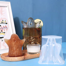 Load image into Gallery viewer, 3D Ghost Silicone Candle Mold Resin Drop Glue Chocolate Soap Scented Candle Making Mould Halloween Ornament Party Decor
