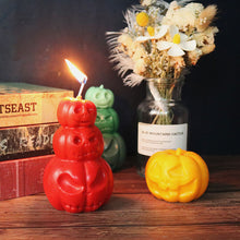 Load image into Gallery viewer, Halloween Pumpkin Candle Silicone Mold DIY Candle Making Soap Resin Chocolate Beeswax Mold Christmas Gifts Craft Home Decor
