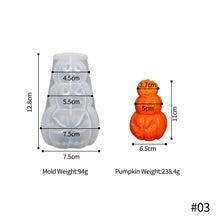 Load image into Gallery viewer, Halloween Pumpkin Candle Silicone Mold DIY Candle Making Soap Resin Chocolate Beeswax Mold Christmas Gifts Craft Home Decor
