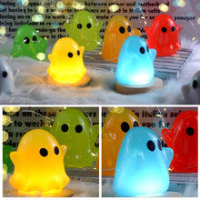 Load image into Gallery viewer, DIY Cute Ghost Night Light Silicone Molds Epoxy Resin Mould Bedside Lamp Halloween Party Decoration
