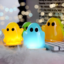 Load image into Gallery viewer, DIY Cute Ghost Night Light Silicone Molds Epoxy Resin Mould Bedside Lamp Halloween Party Decoration

