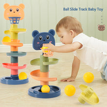 Load image into Gallery viewer, Baby Kids Fun Track Turn For Babies 0-3 Years Old Track Rolling Ball Mental Sliding Ball Tower Early Education Assembling Toys Montessori Games Toys
