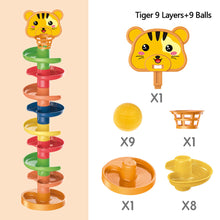 Load image into Gallery viewer, Baby Kids Fun Track Turn For Babies 0-3 Years Old Track Rolling Ball Mental Sliding Ball Tower Early Education Assembling Toys Montessori Games Toys
