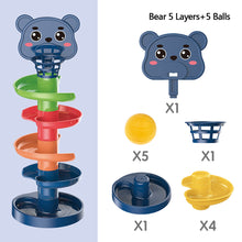 Load image into Gallery viewer, Baby Kids Fun Track Turn For Babies 0-3 Years Old Track Rolling Ball Mental Sliding Ball Tower Early Education Assembling Toys Montessori Games Toys
