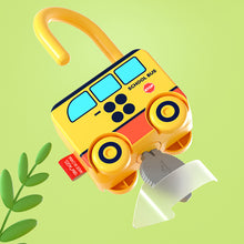 Load image into Gallery viewer, Kids Learning Lock with Key Educational Preschool Numbers Matching Counting Montessori Car Games Toys Teaching Aids Toys
