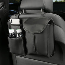 Load image into Gallery viewer, Car Seat Back Storage Bag Multi Pocket Hanging Interior PU Auto Seat Middle Box Interior Accessories
