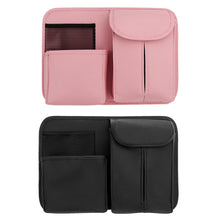 Load image into Gallery viewer, Car Seat Back Storage Bag Multi Pocket Hanging Interior PU Auto Seat Middle Box Interior Accessories
