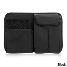 Load image into Gallery viewer, Car Seat Back Storage Bag Multi Pocket Hanging Interior PU Auto Seat Middle Box Interior Accessories
